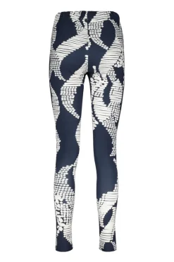 DiDi Basic legging in Darkblue met Dancing dots print- Leggings | Lange Broeken
