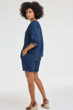 DiDi Bermuda Pietra Dark blue- Korte Broeken