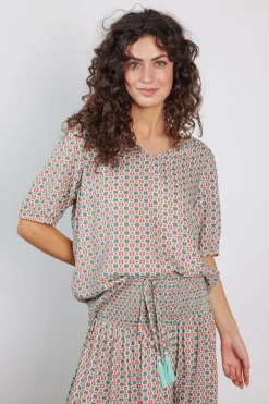 DiDi Blouse Poppy Sunny print- Blouses