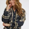 DiDi Blouse Abby Black Bouquet hunt- Blouses