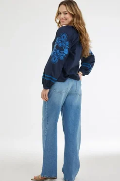 DiDi Blouse Abby Dark blue- Blouses