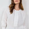 DiDi Blouse Chandy in offwhite- Blouses