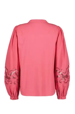 DiDi Blouse Cuty Holly berry rose- Blouses