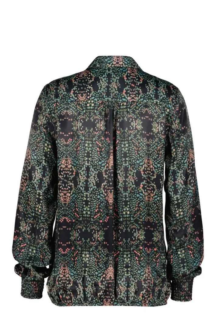 DiDi Blouse Fiesta Black Puntos print- Blouses