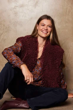 DiDi Blouse Fiesta Brown Waterside XS print- Blouses