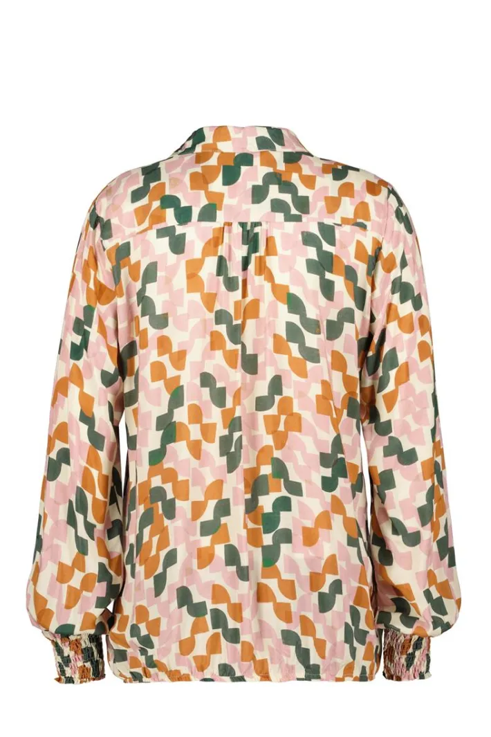 DiDi Blouse Fiesta Ecru Rhythm print- Blouses