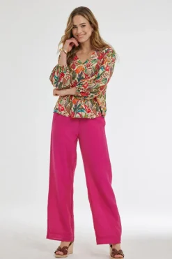 DiDi Blouse Lila Amazing print- Blouses