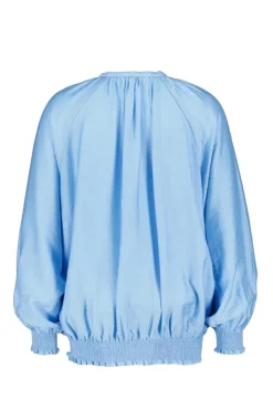 DiDi Blouse Lima in Baltic Sea blue- Blouses