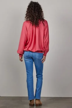 DiDi Blouse Lima in Sharon rose- Blouses