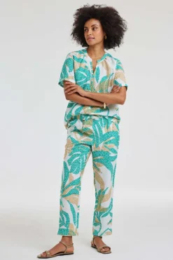 DiDi Blouse Moana Offwhite Bahia print- Blouses
