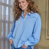 DiDi Blouse Monaco Placid blue- Blouses