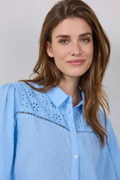 DiDi Blouse Monaco Placid blue- Blouses