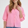 DiDi Blouse Nena Neon pink- Blouses