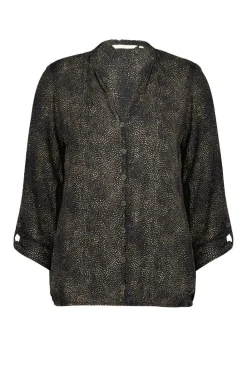 DiDi Blouse Nilly Black Spectrum print- Blouses