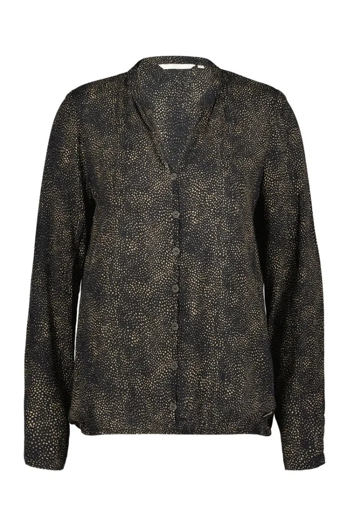 DiDi Blouse Nilly Black Spectrum print- Blouses