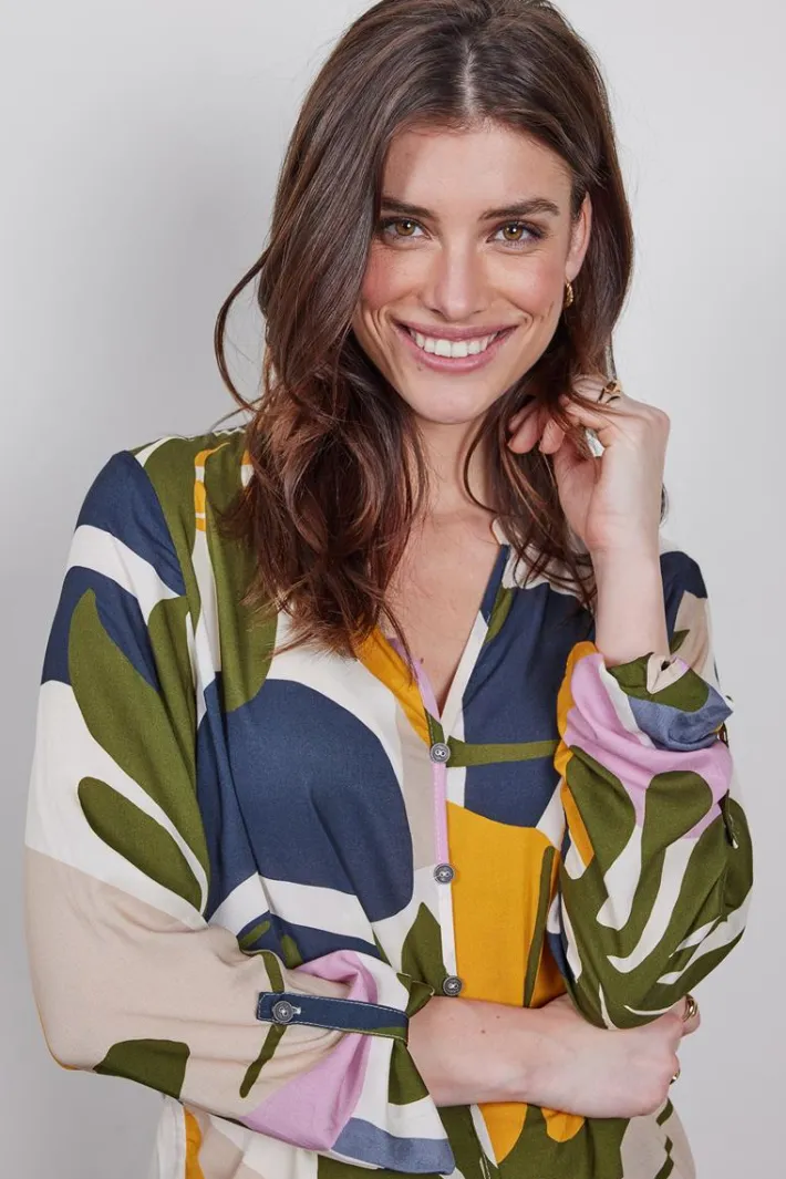 DiDi Blouse Nyssa met Symphony print- Blouses