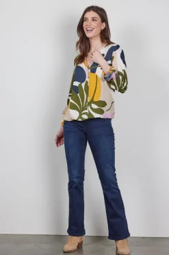 DiDi Blouse Nyssa met Symphony print- Blouses