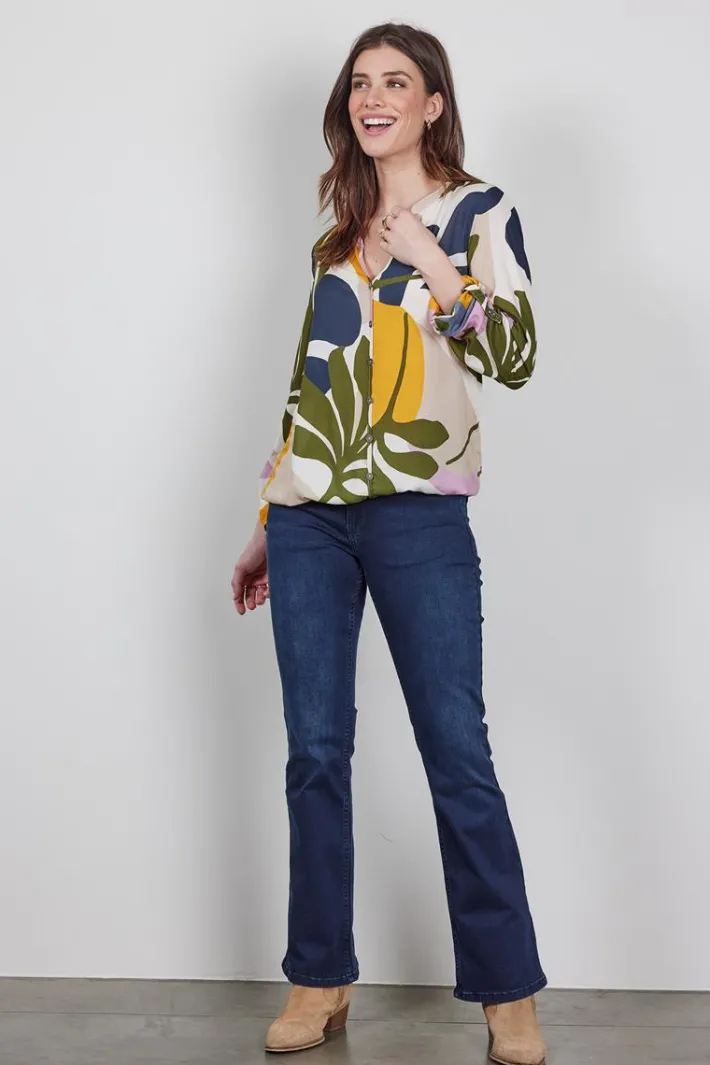 DiDi Blouse Nyssa met Symphony print- Blouses