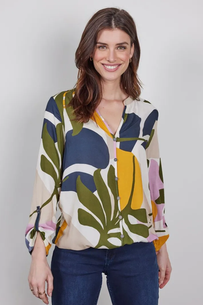 DiDi Blouse Nyssa met Symphony print- Blouses