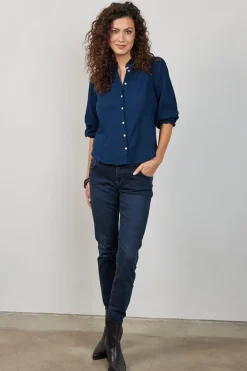 DiDi Blouse Paris Dark blue- Blouses