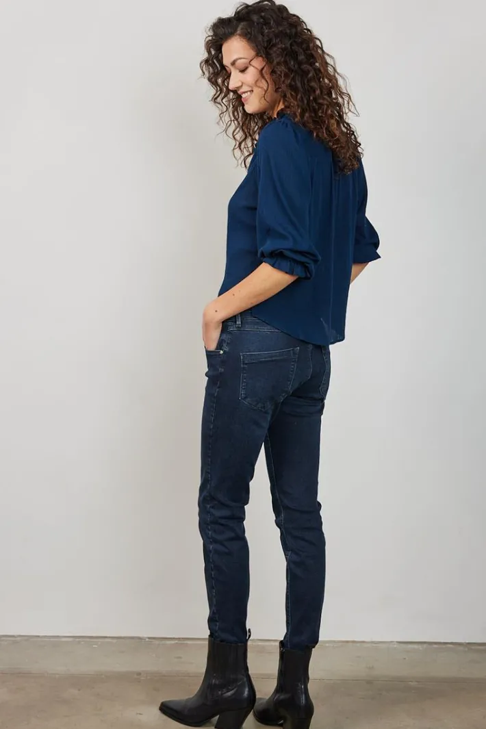 DiDi Blouse Paris Dark blue- Blouses