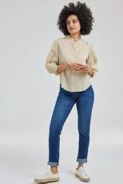 DiDi Blouse Paris Feather grey- Blouses