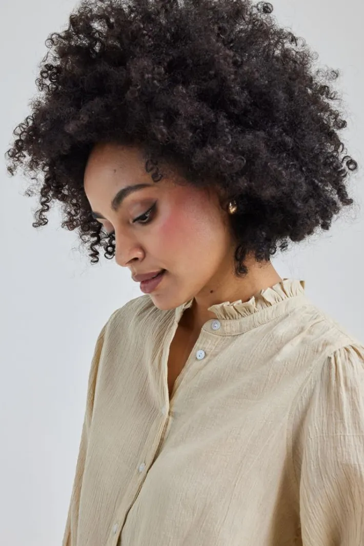 DiDi Blouse Paris Feather grey- Blouses