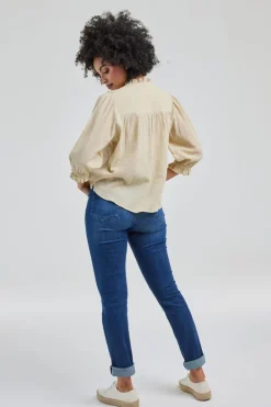 DiDi Blouse Paris Feather grey- Blouses