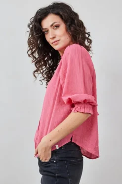 DiDi Blouse Paris Holly berry rose- Blouses