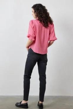 DiDi Blouse Paris Holly berry rose- Blouses