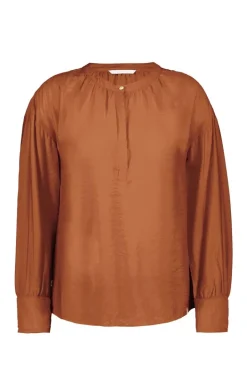 DiDi Blouse Sari Ginger brown- Blouses