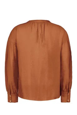 DiDi Blouse Sari Ginger brown- Blouses