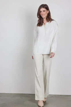 DiDi Blouse Sari in light silver- Blouses