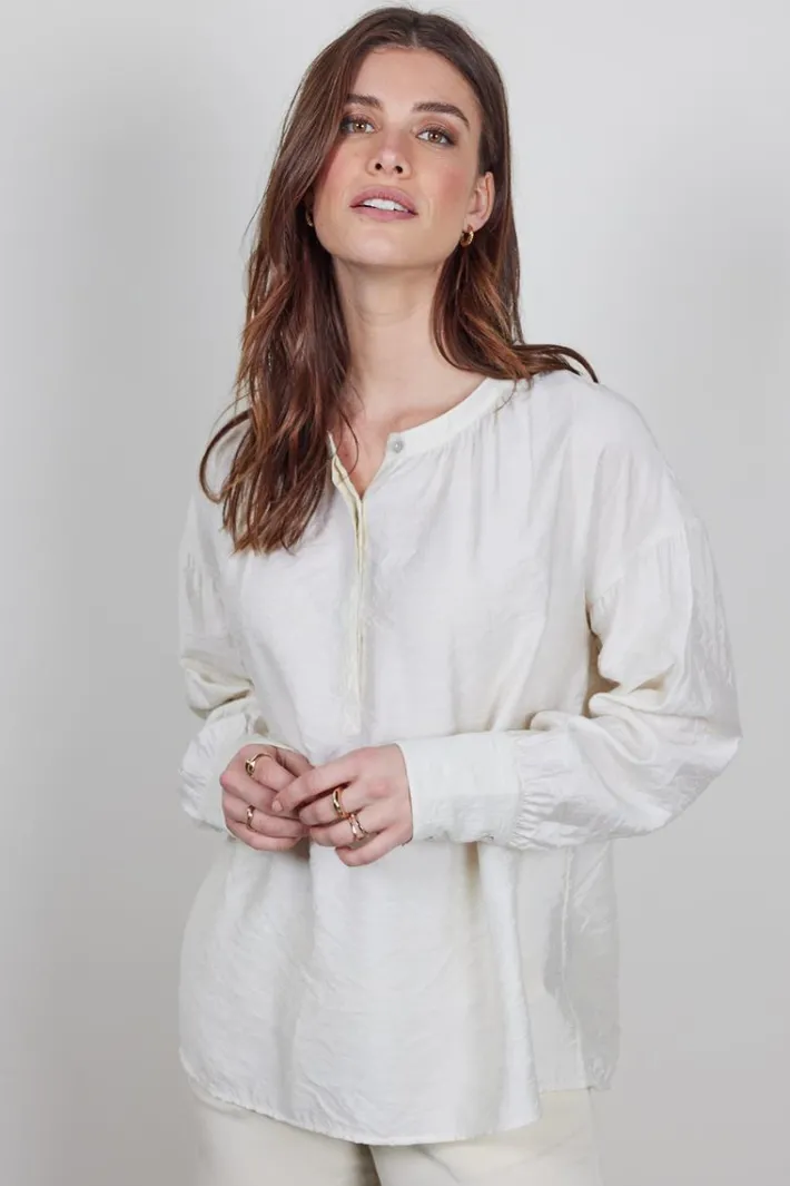 DiDi Blouse Sari in light silver- Blouses