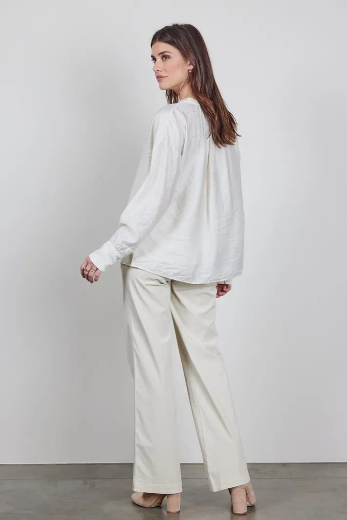 DiDi Blouse Sari in light silver- Blouses