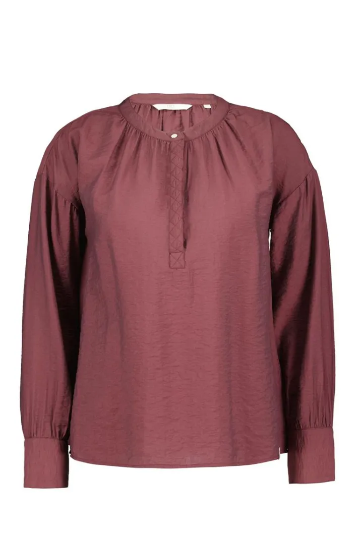 DiDi Blouse Sari Red mahogany- Blouses