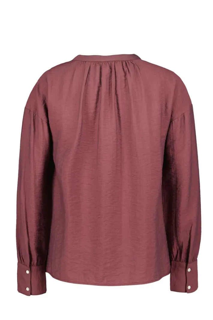 DiDi Blouse Sari Red mahogany- Blouses