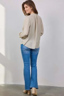 DiDi Blouse Sky Feather grey- Blouses