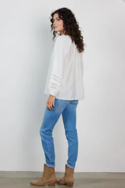 DiDi Blouse Soleil Offwhite- Blouses