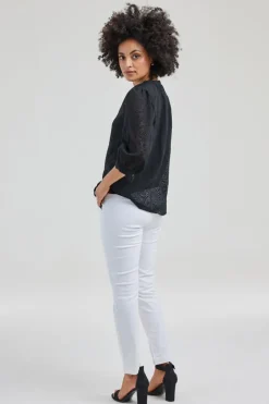DiDi Blouse Tale Black- Blouses