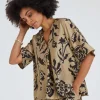 DiDi Blouse Tess Bouquet hunt print- Blouses