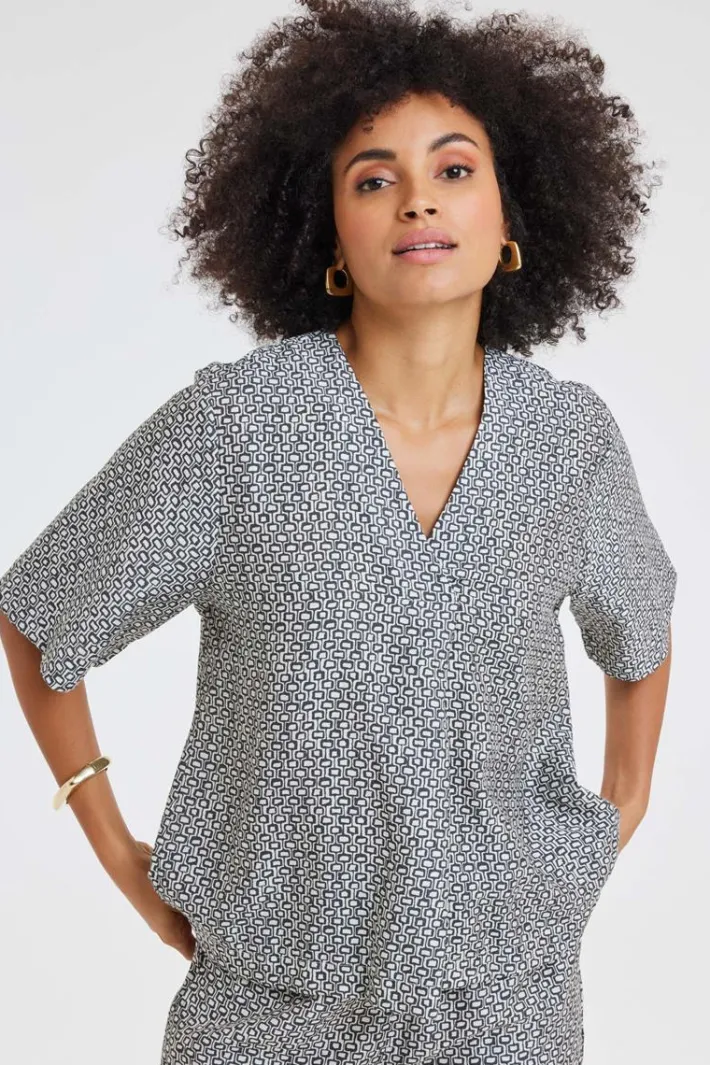 DiDi Blouse Tess Separe print- Blouses