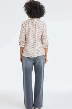 DiDi Blouse Tyla Offwhite Pixie print- Blouses