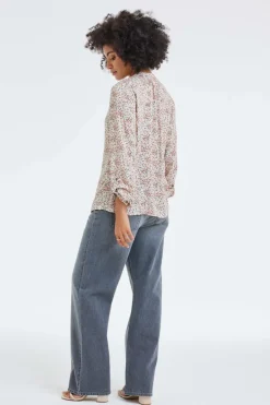 DiDi Blouse Tyla Pink Fuji XS print- Blouses