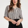 DiDi Blouse Vaya Wavy print- Blouses