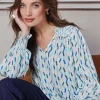 DiDi Blouse Vienna Offwhite Imperial print- Blouses