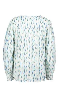 DiDi Blouse Vienna Offwhite Imperial print- Blouses