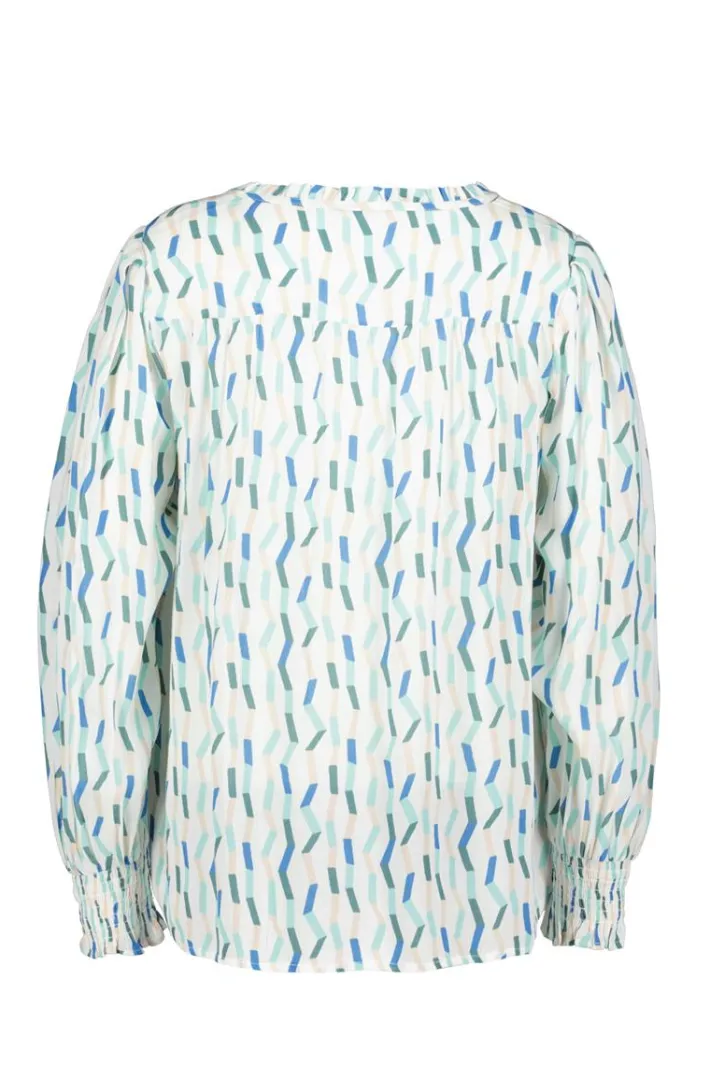 DiDi Blouse Vienna Offwhite Imperial print- Blouses