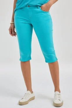DiDi Capri in ceramic green- Korte Broeken
