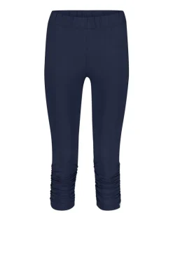 DiDi Capri legging ruffle in donkerblauw- Leggings | Basics